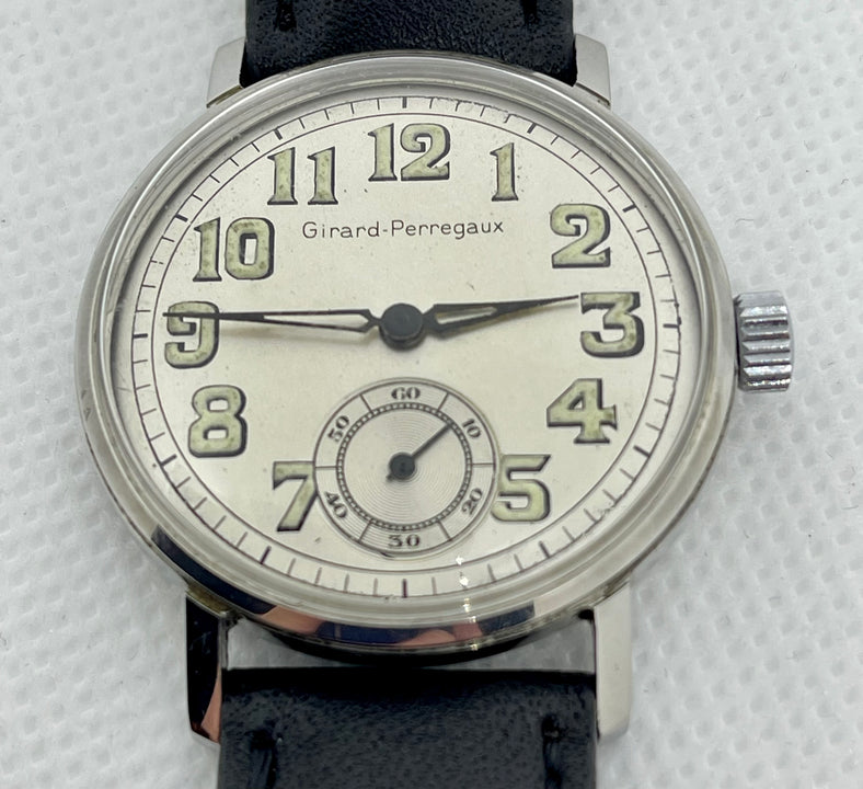Girard-Perregaux - Vintage Large Numbers on Gorgeous 34mm Face with Sub-Second Dial