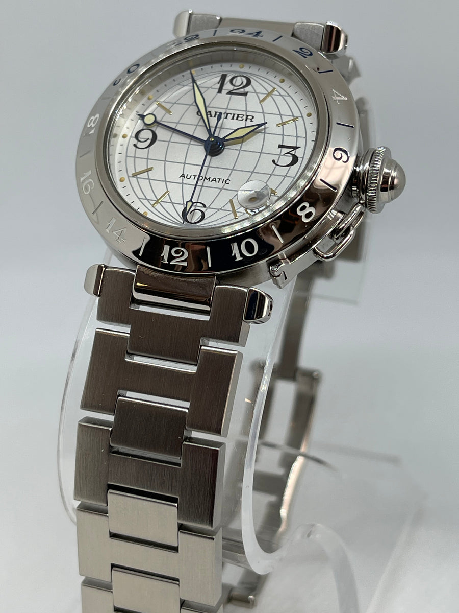 Cartier - Pasha C - GMT Stainless Steel Automatic – Every  display picture 1