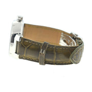 Louis Vuitton - Tambour Stainless Steel Leather Strap Automatic Watch
