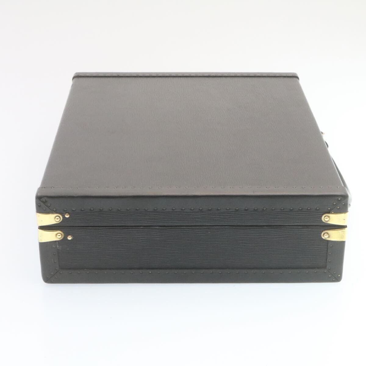 LOUIS VUITTON Epi Robusto 1 Compartment Briefcase Black W/ KEYS (1073044)