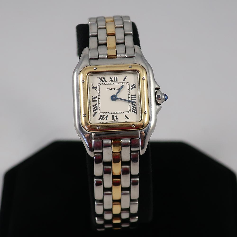 Panthere De Cartier Watch with Stainless Steel and Yellow Gold