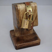 The Famous Hermès Kelly Watch - Brown Leather & Gold