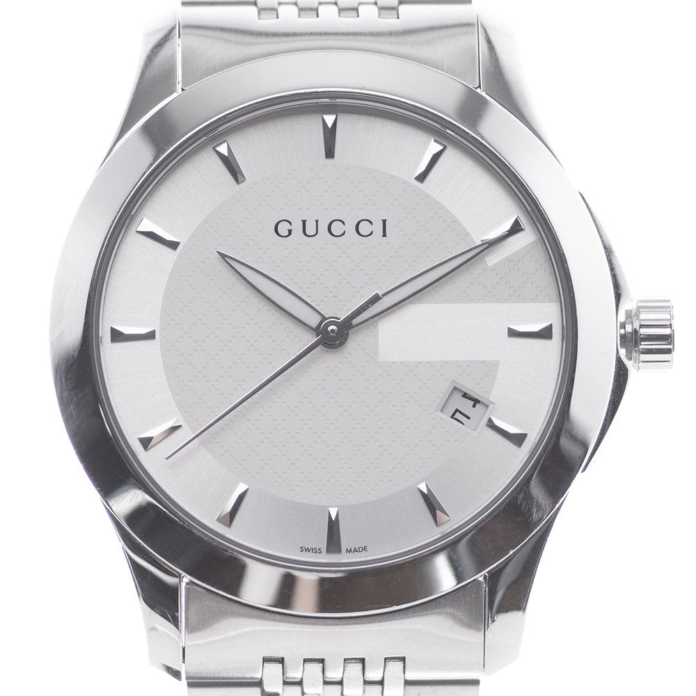 Gucci G - Timeless Silver Dial with Date Indicator – Every Watch