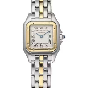 Cartier - Panthere De Cartier 18k Yellow Gold and Stainless Steel Ladies  Watch