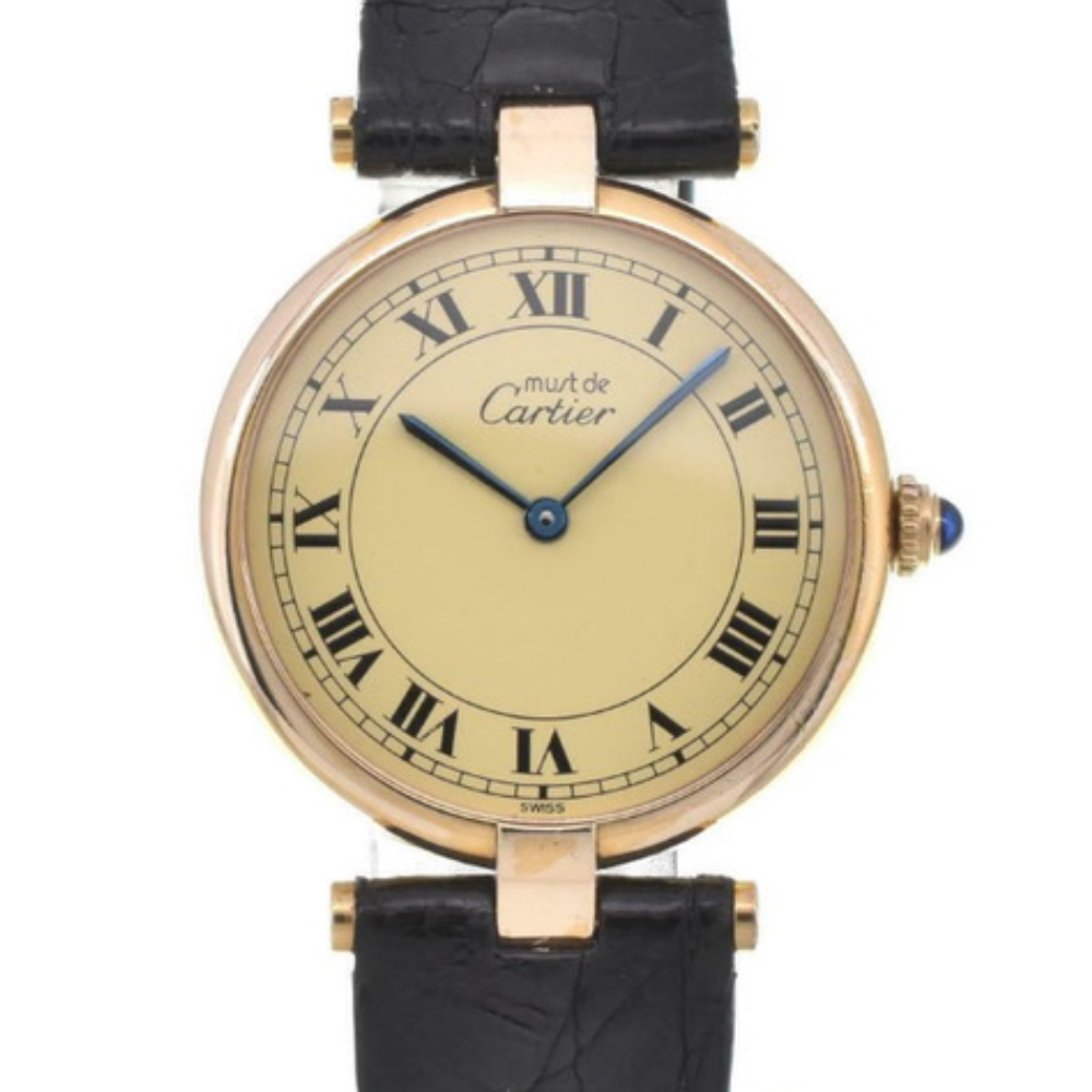 Cartier - Vermeil Ladies Watch Gold Plated Circa 1990s