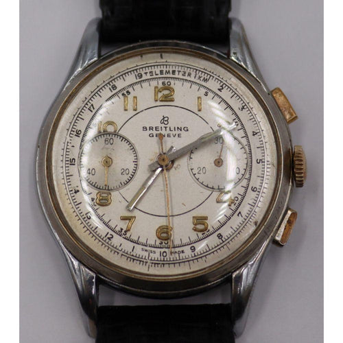 Breitling - Gorgeous Vintage Telemeter Chronograph Manual Wind Watch