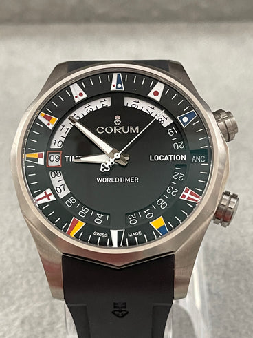 Corum - Admiral's Cup Legend 47 WorldTimer Titanium