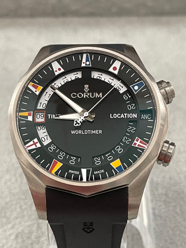 CORUM 腕時計 Corum - Admiral's Cup Legend 47 WorldTimer Titanium Automatic