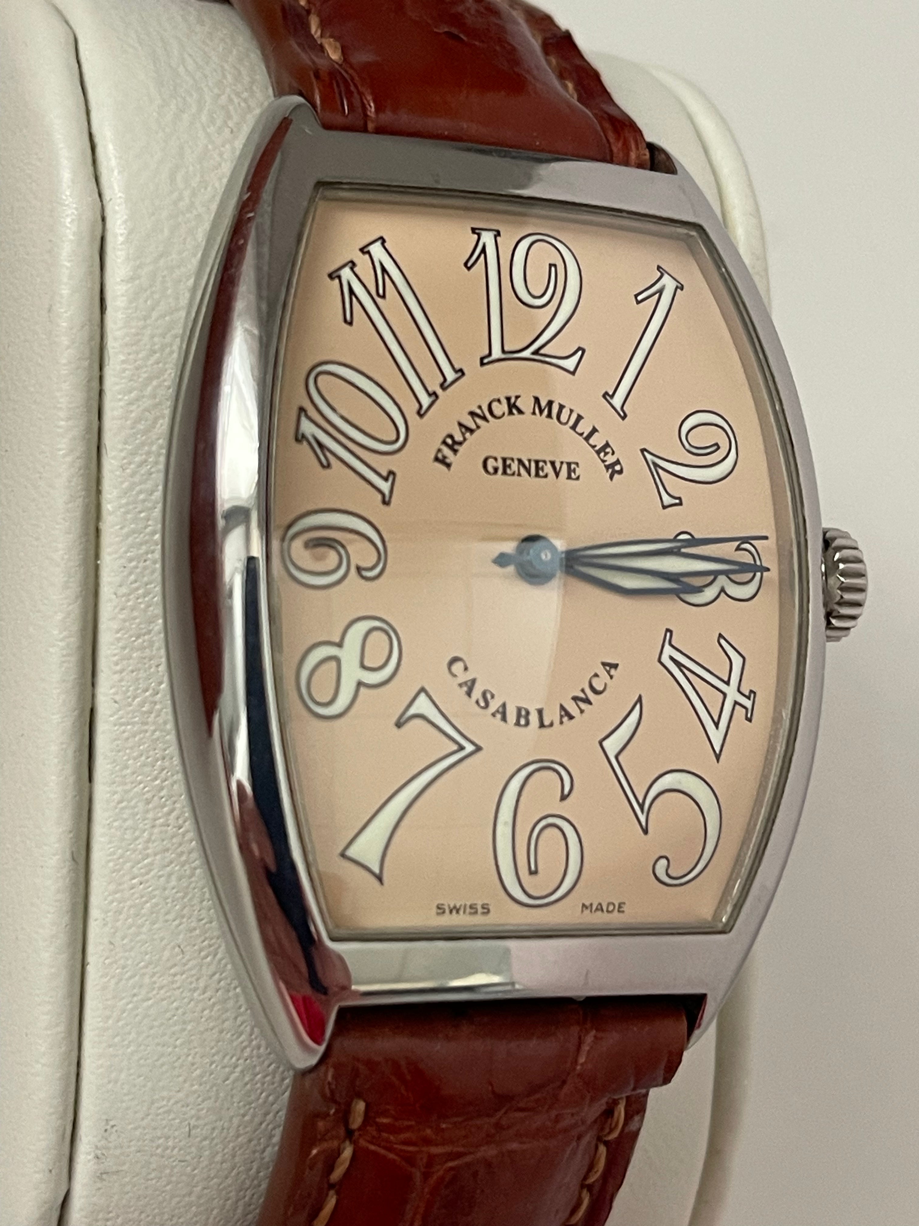 FRANCK MULLER CASABLANCA メンズ　腕時計 Franck Muller Casablanca Stainless Steel Salmon Dial – Every Watch
