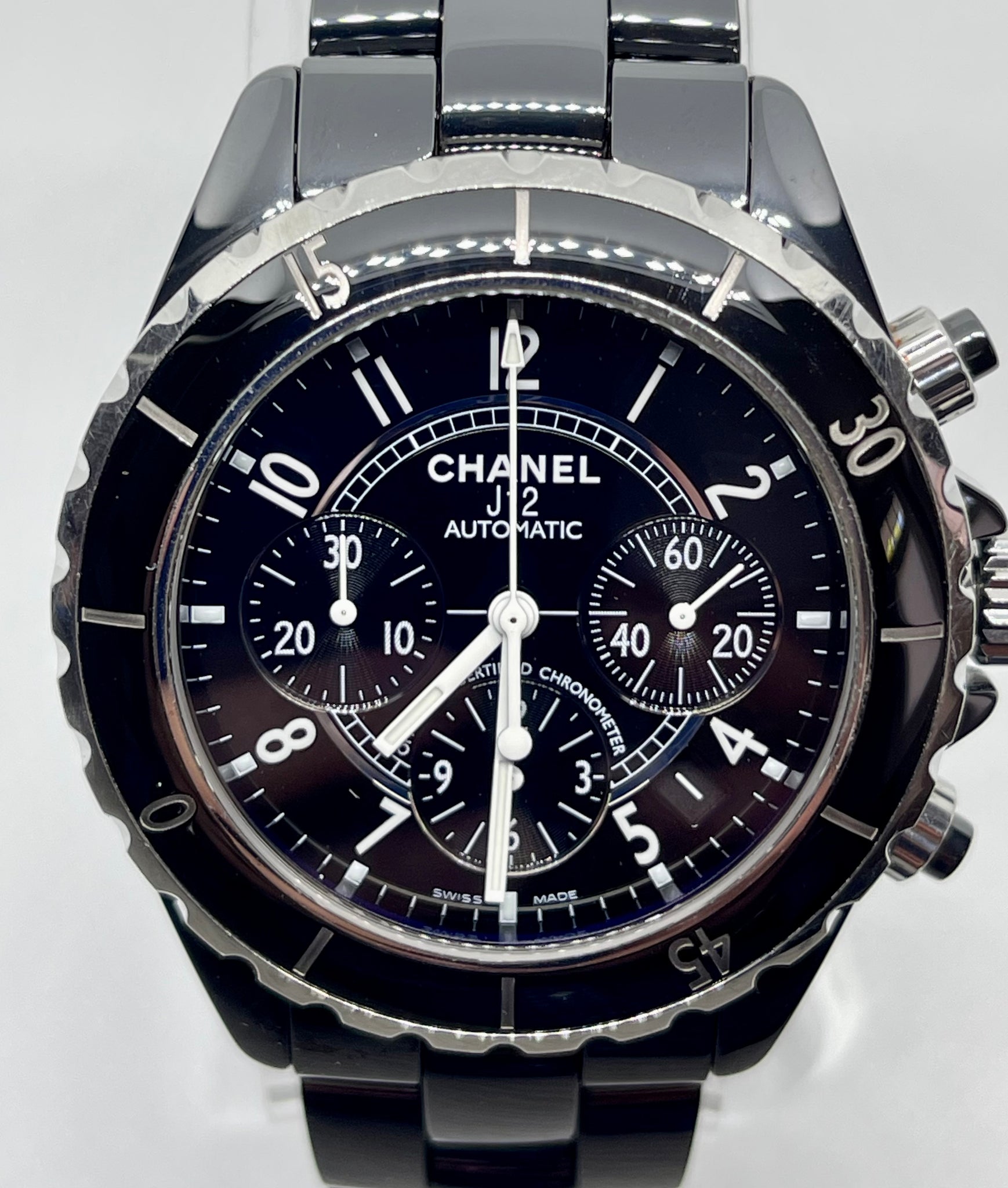 J12 2025 chronograph watch
