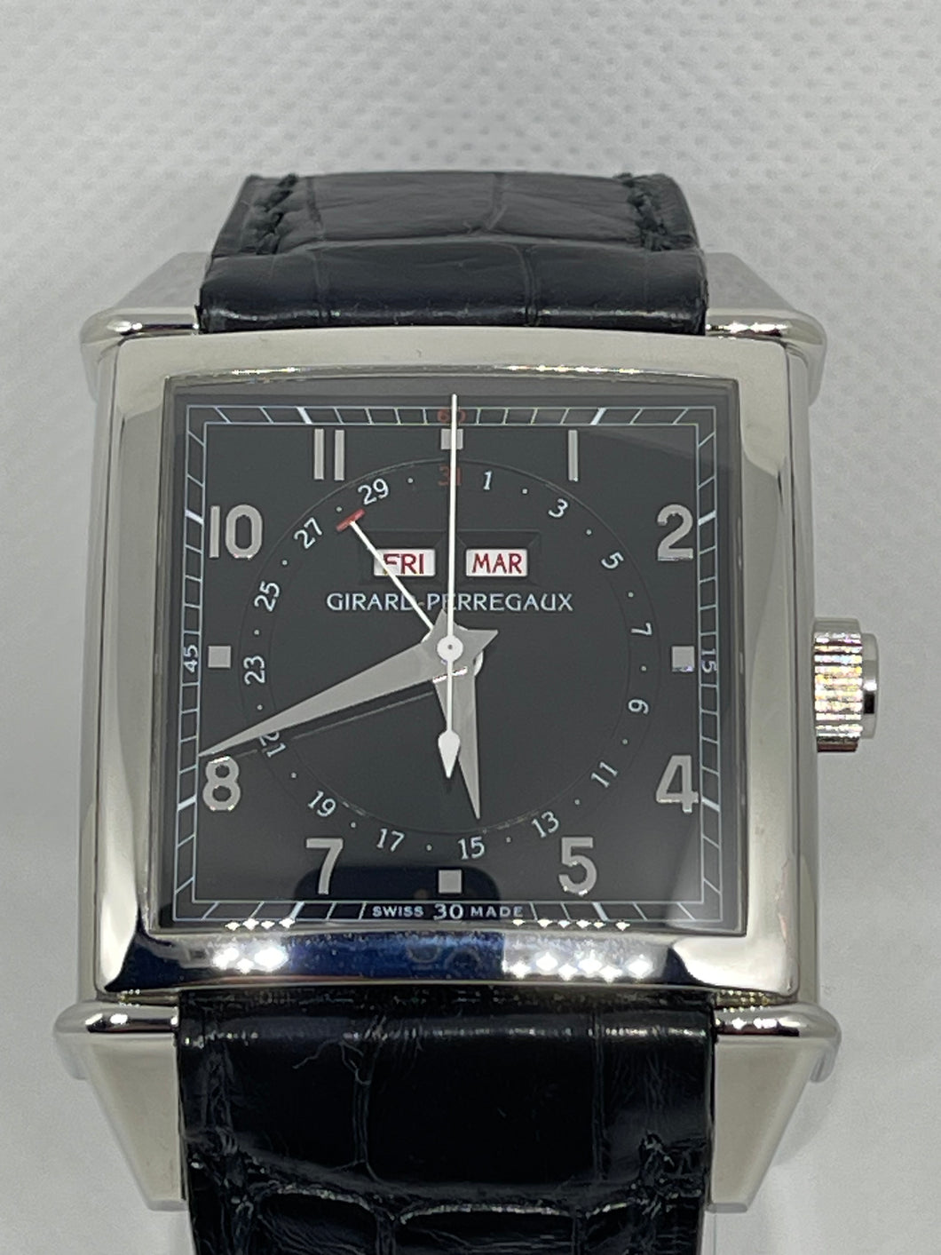 Girard-Perregaux - Vintage 1945 Triple Calendar Black Dial