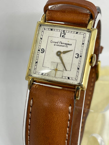 Girard-Perregaux - Astoundingly Rare 1945 Gyromatic - Yellow Gold Plated - 25mm - Manual Wind Watch