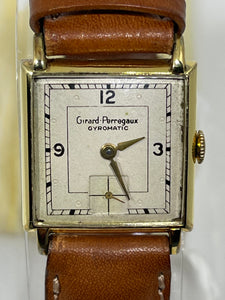 Girard-Perregaux - Astoundingly Rare 1945 Gyromatic - Yellow Gold Plated - 25mm - Manual Wind Watch