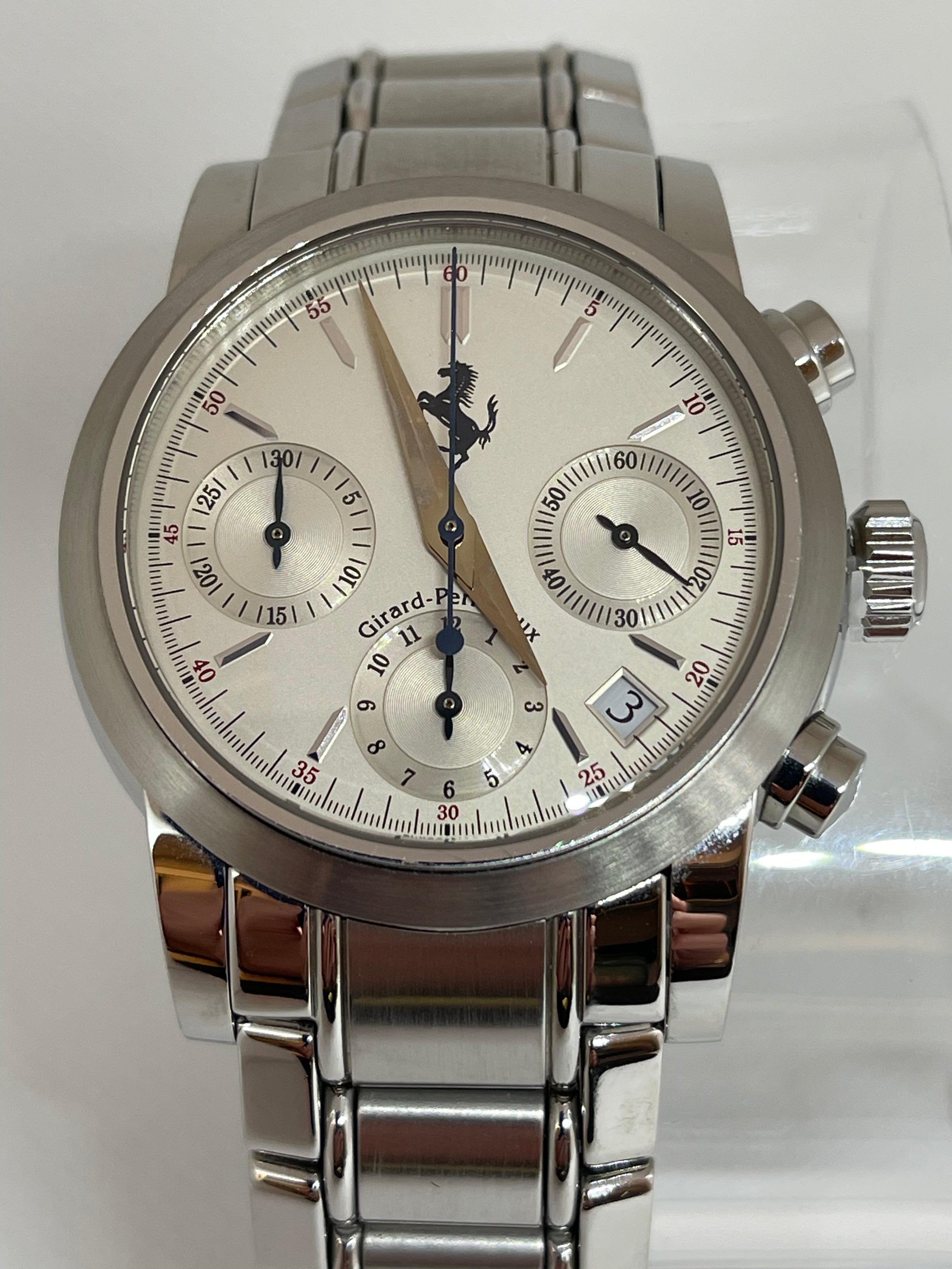 Girard perregaux 8020 ferrari chronograph clearance automatic