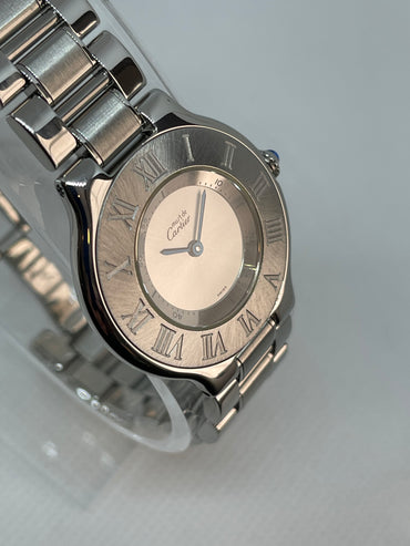 Vintage Cartier Must de 21 - Ladies Stainless Steel Watch  display picture 3