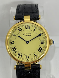 Cartier - Vermeil Ladies Watch Gold Plated Circa 1990s