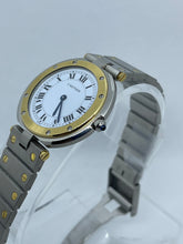 Cartier - Santos Ronde Two Tone White Dial Ladies Watch