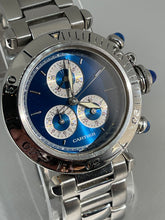 Cartier - Pasha Chronograph Quartz Blue Dial