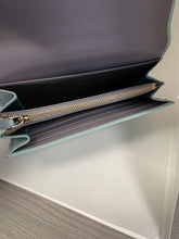 BVLGARI - Large Continental Aquamarine Leather Wallet