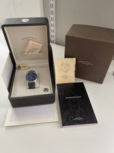 Armand Nicolet - LB6 Blue Dial Men's Hand Wound Leather Watch