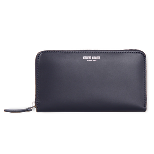 Ateliers Auguste- Large Wallet -  Navy Smooth Leather 
