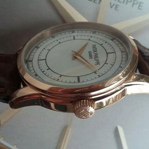 Patek Philippe - Vintage Chronometer Cal. 215 Signed Movement with New Rose Gold Case