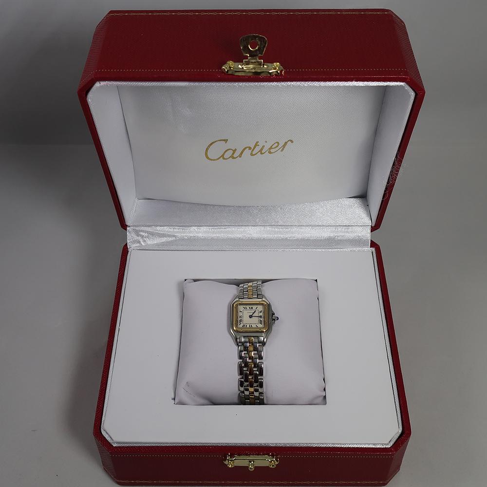 Cartier - Panthere De Cartier 18k Yellow Gold and Stainless Steel Ladies  Watch