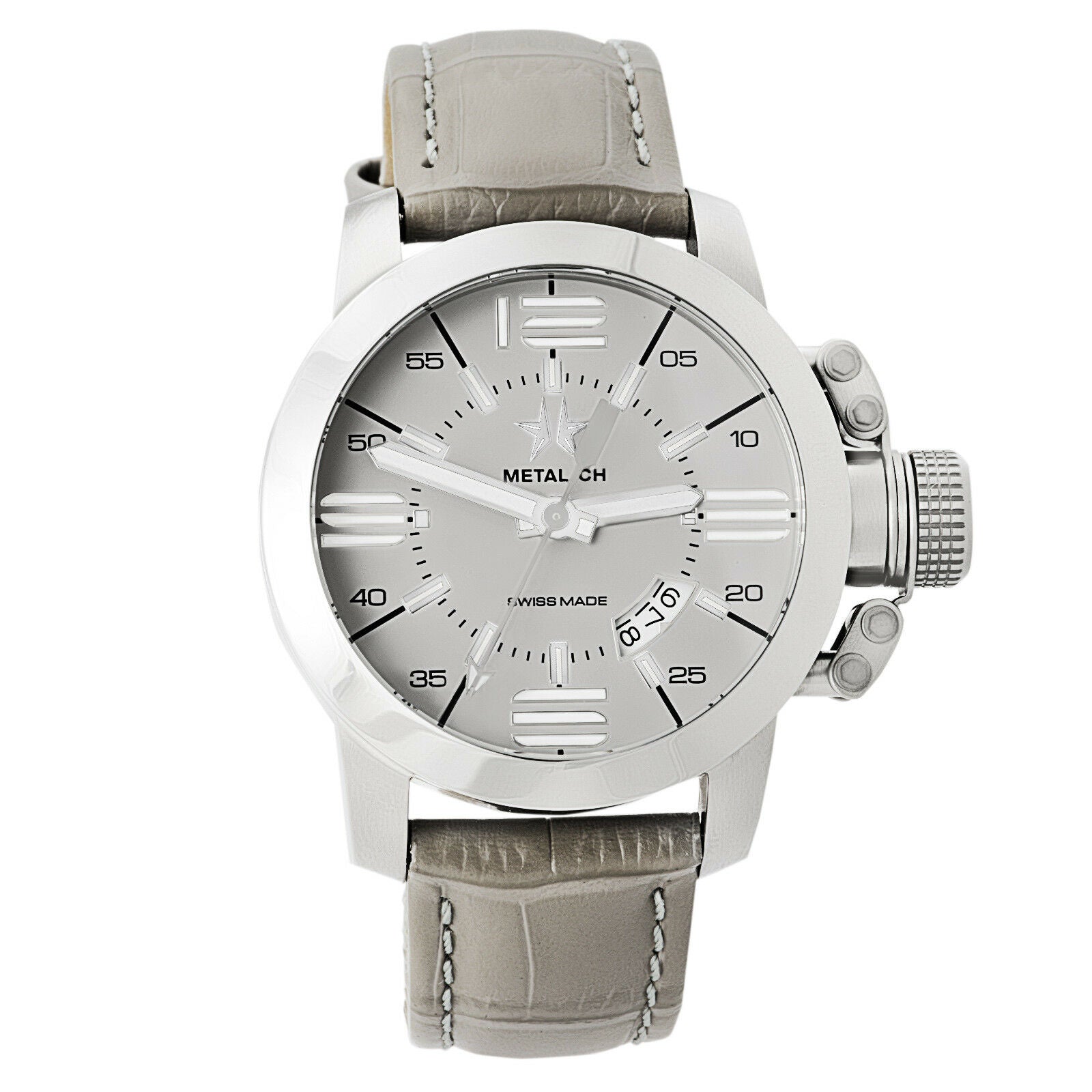 Metal.CH - Metal.CH Chronometrie Initial Mens Swiss Made Gray