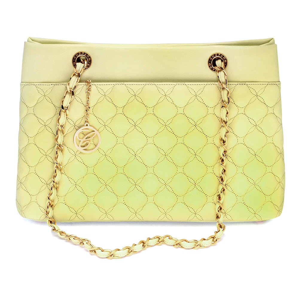 Chopard - Mini Banana Leather Quilted Handbag