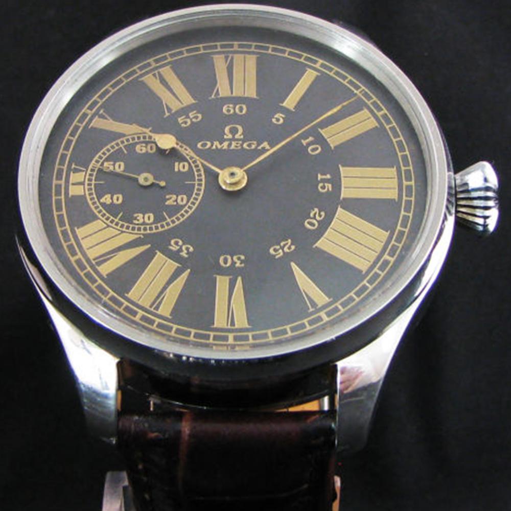 Omega - Antique Circa 1910 Large Art Deco Wrist Watch