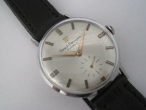 Girard Perregaux Vintage 1960's Stainless Steel Case Manual Wind Watch