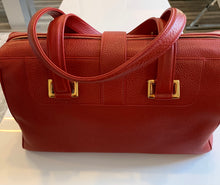 Chopard - Red Grained Leather Buckel Handbag