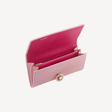 BVLGARI - Large Pink Leather Wallet