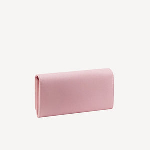BVLGARI - Large Pink Leather Wallet