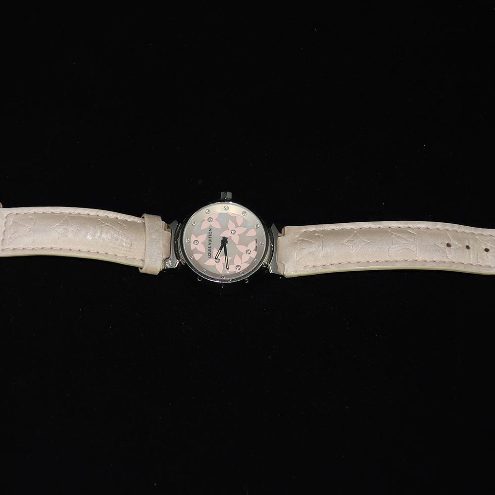Louis Vuitton Tambour Smart Watch Stainless Steel 43mm Digital Dial Wa –  Happy Jewelers