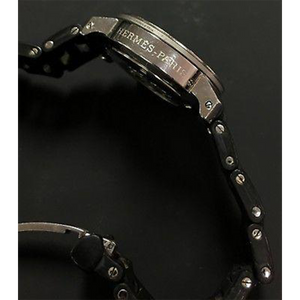 Herm&egrave;s - Paris Clipper Diver Chronograph CL2.315 Black Women's Wrist Watch