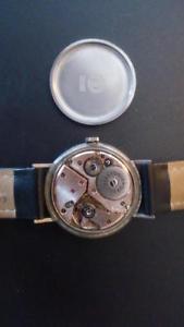 Vintage Girard Perregaux Manual Winding Watch with Blue Dial