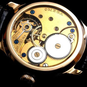 Omega - Stunning 1925 Signed Movement with Custom Rose Gold Case