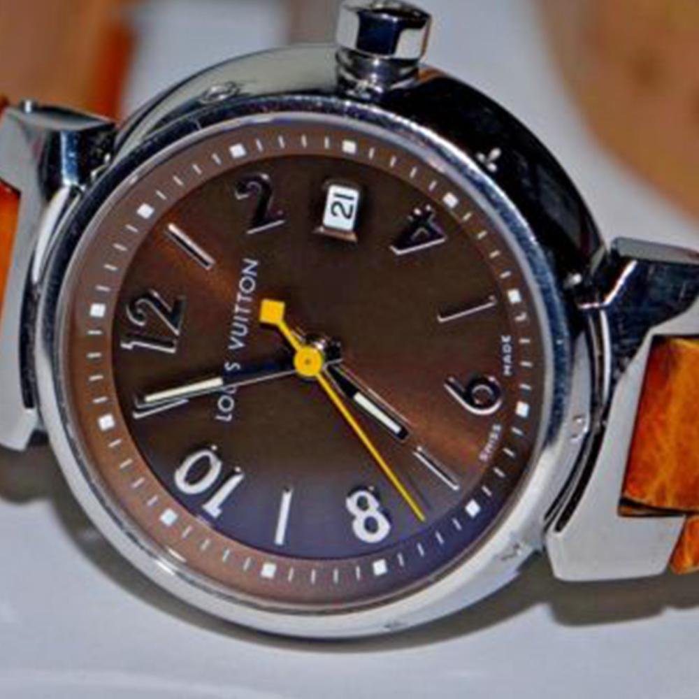 Louis Vuitton - Tambour with Date & Leather Band – Every Watch