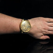 Jeager-LeCoultre - Vintage Gold Skeleton Mens Wristwatch