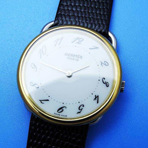 The Famous Hermès Kelly Watch - Blue & Gold – Every Watch Has a  Story