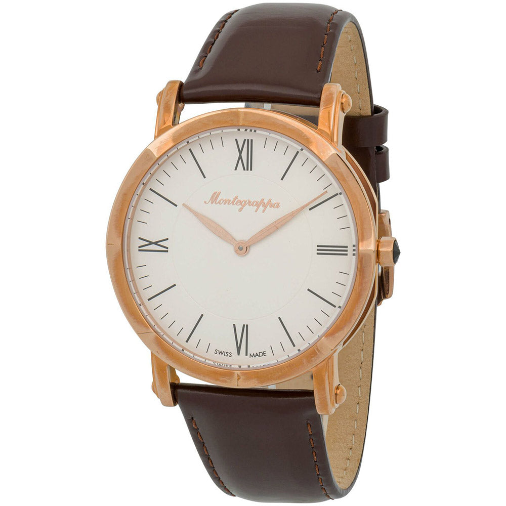 Montegrappa - Rose Gold Slim NeroUno Men's Swiss Made Watch