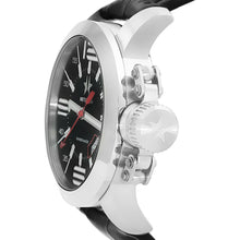 Metal.CH - Metal.CH Chronometrie Initial Mens Swiss Made Black Leather Watch