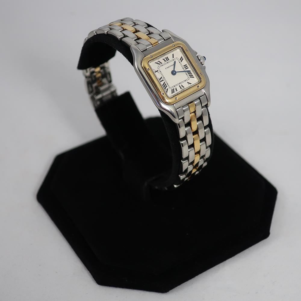 Cartier - Panthere De Cartier 18k Yellow Gold and Stainless Steel Ladies  Watch