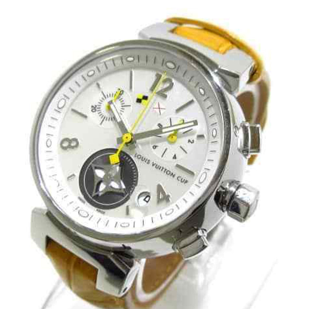 Louis Vuitton Pre-owned Louis Vuitton Tambour Chronograph Quartz Ladies  Watch Q1322 - Pre-Owned Watches - Jomashop