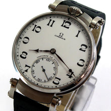Omega - Superb Movement Circa 1925 - Signed and Numbered Jumbo Art Deco Style Marriage Swiss Wrist Watch