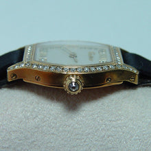 Cartier - Circa 1970 Solid Gold Diamond Encrusted Ladies Watch