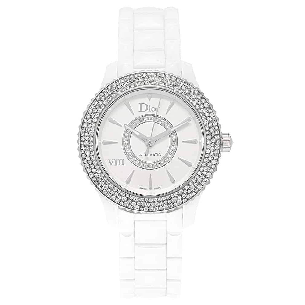 Dior - VIII Ceramic Diamond 38mm Automatic Ladies Watch