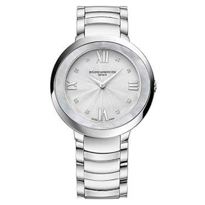 Baume & Mercier - Promesse Diamond Watch High Polished Steel (10158)