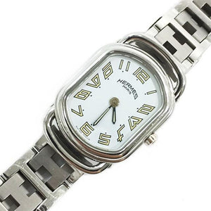 Herm&egrave;s - Rallye Ladies White Dial Stainless Steel